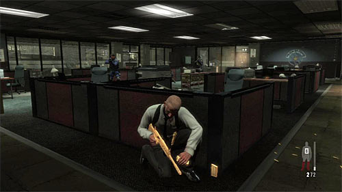 Another encounter is difficult, because youll begin it in not very good position and youll have all big office room to secure, with small amount of covers - Chapter XIII - p. 3 - Walkthrough - Max Payne 3 - Game Guide and Walkthrough