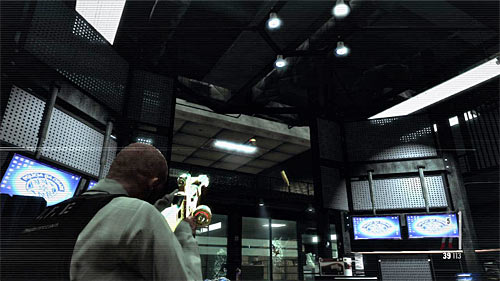 According to the Max comment you cant eliminate the boss now, because hes hiding on the upper balcony - Chapter XIII - p. 5 - Walkthrough - Max Payne 3 - Game Guide and Walkthrough