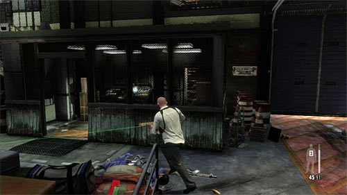 Return to the battle place and go through the small room (screen) - Chapter XIV - p. 1 - Walkthrough - Max Payne 3 - Game Guide and Walkthrough