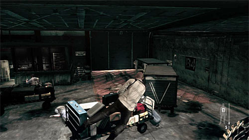 Depending on your preferences, you may stay behind the initial cover or get closer to the conveyor belt - Chapter XIV - p. 1 - Walkthrough - Max Payne 3 - Game Guide and Walkthrough