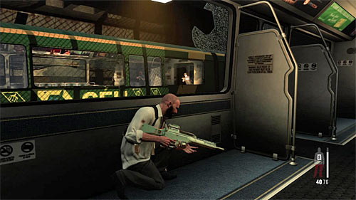 After regaining control brake the glass and start firing at the enemies in the next train - Chapter XIV - p. 3 - Walkthrough - Max Payne 3 - Game Guide and Walkthrough