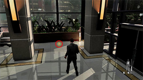 SECRET 3 [Golden Gun - PT92 Pistol 2/3]: You will find it in the glassed corner by the elevator (after using it) - Clues and Golden Guns - Chapter I - Collectibles - Max Payne 3 - Game Guide and Walkthrough