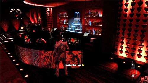 SECRET 3 [Clue 2/6 - Night Club Flyer]: In the VIP section, on the bar - Clues and Golden Guns - Chapter II - Collectibles - Max Payne 3 - Game Guide and Walkthrough