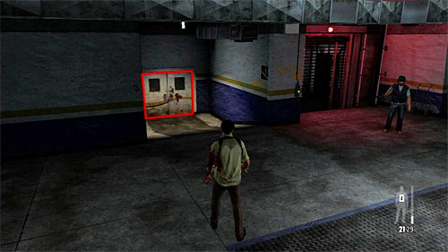 SECRET 2 [Clue 2/4 - Blood Stained Door]: On the white door on the left from the elevator - Clues and Golden Guns - Chapter III - Collectibles - Max Payne 3 - Game Guide and Walkthrough