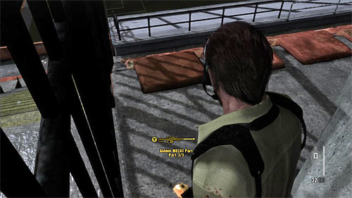 SECRET 10 [Golden Gun - M82A1 3/3]: In the upper part of the third part of tribunes, in the place which is monitored by the second sniper - Clues and Golden Guns - Chapter III - Collectibles - Max Payne 3 - Game Guide and Walkthrough