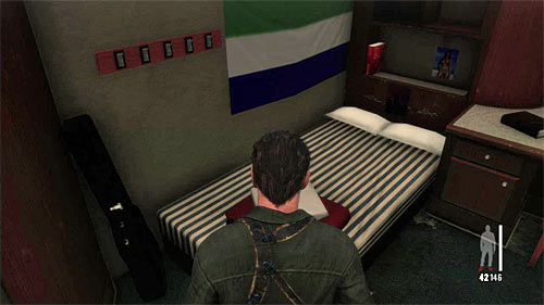 SECRET 1 [Clue 1/8 - Passos Bed]: In the Rauls cabin, nearby the beginning place - Clues and Golden Guns - Chapter XI - Collectibles - Max Payne 3 - Game Guide and Walkthrough