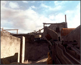 Leave the vehicle and stick to the right side [1], while eliminating the enemies - Breaking Bagram - p. 1 - Walkthrough - Medal of Honor - Game Guide and Walkthrough