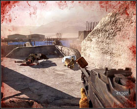 Kill them and run up the stairs on the left [1] - Breaking Bagram - p. 1 - Walkthrough - Medal of Honor - Game Guide and Walkthrough