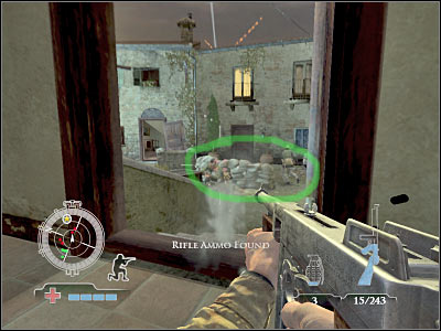 Now you should consider taking part in a direct assault - Locate Missing Sniper Team - Operation Husky - Medal of Honor: Airborne - Game Guide and Walkthrough