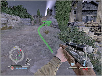 Try going south - Ascend to Hilltop Temple - Operation Avalanche - Medal of Honor: Airborne - Game Guide and Walkthrough