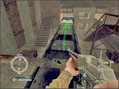 The second carriage can be found near the starting area - Destroy Panzerzug Cannon Cars - part 2 - Operation Varsity - Medal of Honor: Airborne - Game Guide and Walkthrough