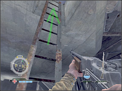 1 - Disable Ammunition Lift Controls - part 2 - Operation Der Flakturm - Medal of Honor: Airborne - Game Guide and Walkthrough