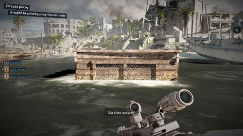 Objective: Find a hiding place at the breakwater - Mission 03: Shore Leave - Campaign - Medal of Honor: Warfighter - Game Guide and Walkthrough