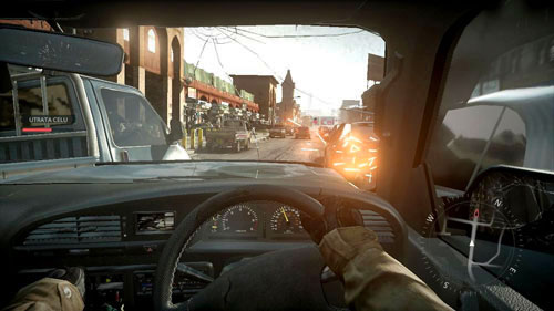 Slow down and just start moving cars by entering between them (see picture above) - Mission 04: Hot Pursuit - Campaign - Medal of Honor: Warfighter - Game Guide and Walkthrough
