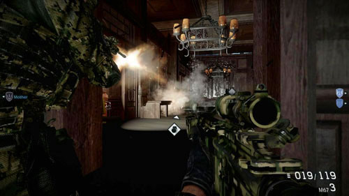 Go through the door on the left, and then go into the corridor and follow on - Mission 06: Rip Current - Campaign - Medal of Honor: Warfighter - Game Guide and Walkthrough