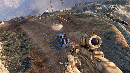 Objective: Chase the convoy - Mission 09: Connect the Dots - Campaign - Medal of Honor: Warfighter - Game Guide and Walkthrough