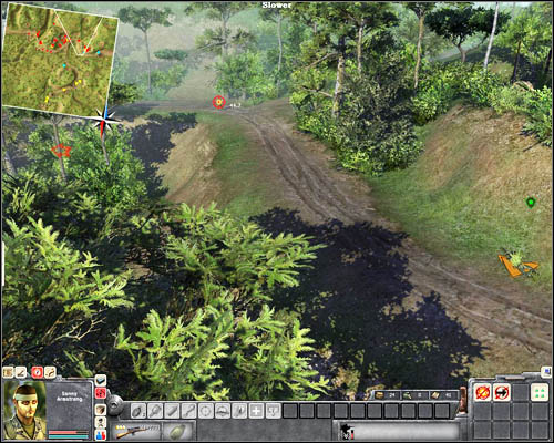 Should any enemy soldier come here, kill him with a heavy machinegun - Mission 3: On the Trail of Uncle Ho - p. 2 - USA - Men of War: Vietnam - Game Guide and Walkthrough