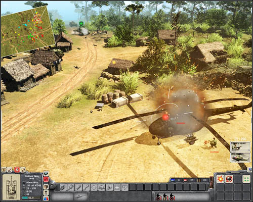 New objective: Destroy enemy tanks - Mission 4: Die Hard Attack - p. 2 - USA - Men of War: Vietnam - Game Guide and Walkthrough