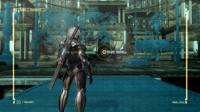 The AR view - a useful thing! - R-01 Coup dEtat - The Main Campaign - walkthrough - Metal Gear Rising: Revengeance - Game Guide and Walkthrough