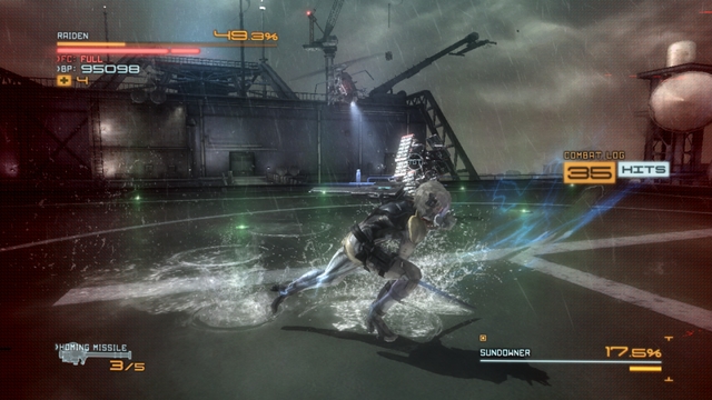 The Hit & Run technique may not be stunning to watch, but it is effective. - Sundowner - Bosses - Metal Gear Rising: Revengeance - Game Guide and Walkthrough