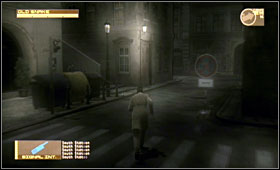 Hide behind a car and wait till the agent cross the street - Midtown Sector - Third act - Eastern Europe - Metal Gear Solid 4: Guns of the Patriots - Game Guide and Walkthrough