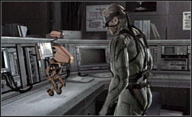When you get down - go forward, to the end of the corridor, and turn left - Nuclear Warhead Storage Building - Fourth act - Alaska - Metal Gear Solid 4: Guns of the Patriots - Game Guide and Walkthrough