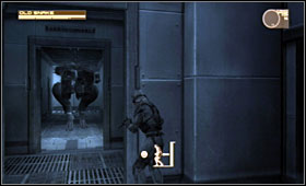 Thanks to this you should get to the elevator But you have to still watch out for the Gekko, now to your right - Nuclear Warhead Storage Building - Fourth act - Alaska - Metal Gear Solid 4: Guns of the Patriots - Game Guide and Walkthrough