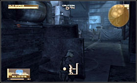 There is a narrow way to the second hall - Blast Furnace & Casting Facility - Fourth act - Alaska - Metal Gear Solid 4: Guns of the Patriots - Game Guide and Walkthrough