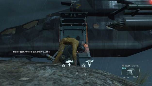 Carry the prisoner to the helicopter - Free the prisoners - Walkthrough - Metal Gear Solid V: Ground Zeroes - Game Guide and Walkthrough