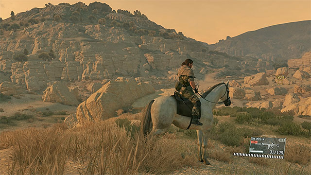 Riding a horse is a great way to traverse long distances - General exploring tips - Exploring the games world - Metal Gear Solid V: The Phantom Pain - Game Guide and Walkthrough
