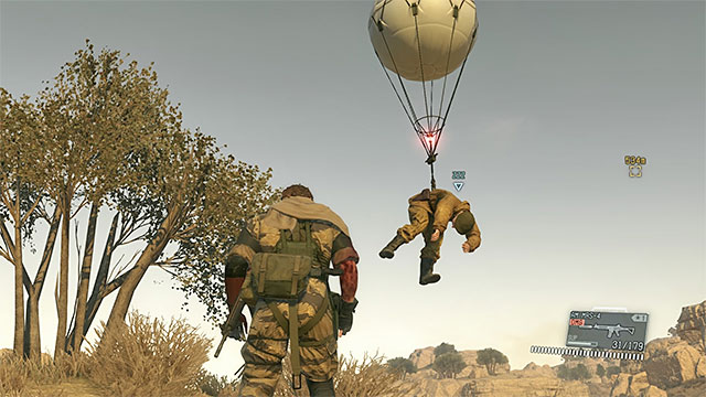 Press the fultoning button and wait for the balloon with the cargo to leave the mission territory - How does the Fulton work (sending people and equipment with the balloon) and what is it good for? - FAQ - Frequently Asked Questions - Metal Gear Solid V: The Phantom Pain - Game Guide and Walkthrough