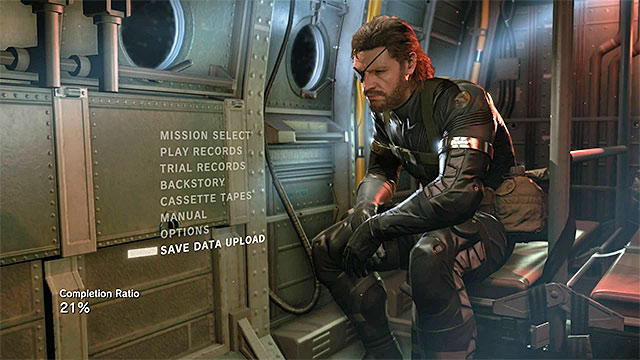 Start by launching MGS V: Ground Zeroes - How to upload your progress? - Transferring progress from MGS V Ground Zeroes over to MGS V The Phantom Pain - Metal Gear Solid V: The Phantom Pain - Game Guide and Walkthrough
