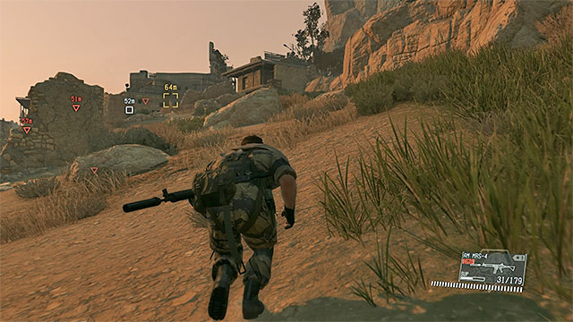 Cross the most poorly guarded part of the village - Rescuing Kazuhira Miller - Mission 1 - Phantom Limbs - Metal Gear Solid V: The Phantom Pain - Game Guide and Walkthrough