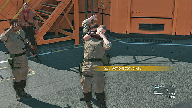 Train how to stun and how to grapple - Completing the optional training on the Mother Base - Mission 2 - Diamond Dogs - Metal Gear Solid V: The Phantom Pain - Game Guide and Walkthrough