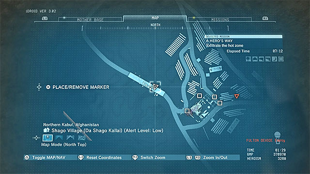 Finding the common metal will be the easiest right before the end of the mission - Remaining A Heros Way secondary mission objectives - Mission 3 - A Heros Way - Metal Gear Solid V: The Phantom Pain - Game Guide and Walkthrough