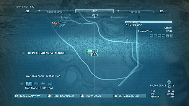 Finding a rare haoma plant is the easiest at the beginning of the mission however you may also take care of it in the end - Remaining A Heros Way secondary mission objectives - Mission 3 - A Heros Way - Metal Gear Solid V: The Phantom Pain - Game Guide and Walkthrough