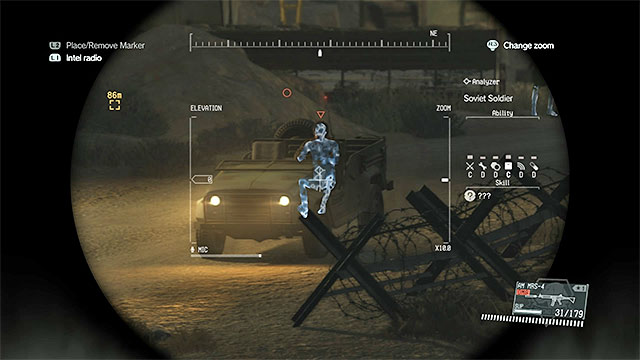 Wait for the car to park nearby and the driver walks away. - Remaining Over the Fence secondary mission objectives - Mission 5 - Over the Fence - Metal Gear Solid V: The Phantom Pain - Game Guide and Walkthrough