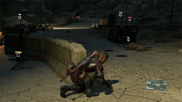 After eliminating the enemies, approach the prisoner. - Heading towards the location of Honey Bee - Mission 6 - Where Do the Bees Sleep? - Metal Gear Solid V: The Phantom Pain - Game Guide and Walkthrough