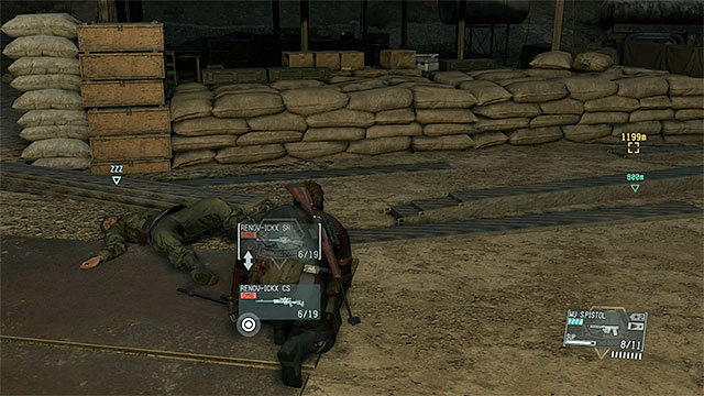 One of the snipers. - Remaining Where Do the Bees Sleep? secondary mission objectives - Mission 6 - Where Do the Bees Sleep? - Metal Gear Solid V: The Phantom Pain - Game Guide and Walkthrough