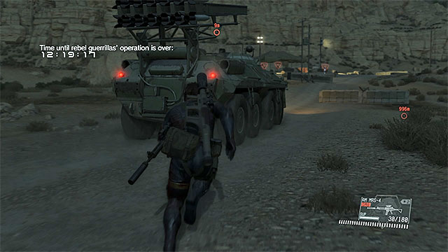 Approach the enemy machines to send them to Mother Base. - Remaining Backup, Back Down secondary mission objectives - Mission 9 - Backup, Back Down - Metal Gear Solid V: The Phantom Pain - Game Guide and Walkthrough