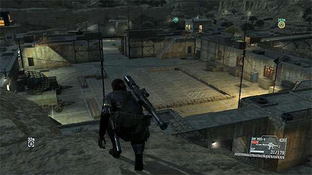 You can drop down onto the upper walls - Rescuing Malak - Mission 10 - Angel With Broken Wings - Metal Gear Solid V: The Phantom Pain - Game Guide and Walkthrough