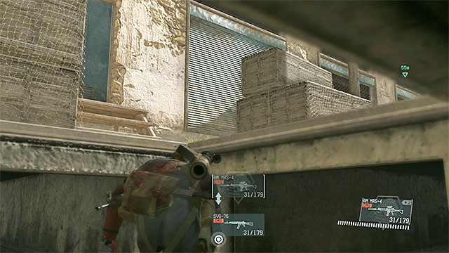 The door to the building with the prisoners - Remaining Angel With Broken Wings secondary mission objectives - Mission 10 - Angel With Broken Wings - Metal Gear Solid V: The Phantom Pain - Game Guide and Walkthrough