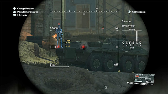 At any point, approach the vehicle - Remaining Angel With Broken Wings secondary mission objectives - Mission 10 - Angel With Broken Wings - Metal Gear Solid V: The Phantom Pain - Game Guide and Walkthrough