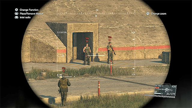 Hangar entrance - Finding Doctor Emmerich - Mission 12 - Hellbound - Metal Gear Solid V: The Phantom Pain - Game Guide and Walkthrough