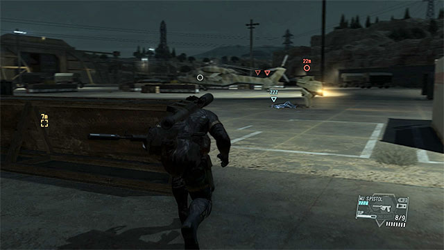 It is a good idea to use a silenced weapon against walker operators - Remaining Hellbound secondary mission objectives - Mission 12 - Hellbound - Metal Gear Solid V: The Phantom Pain - Game Guide and Walkthrough