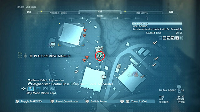 You can try to obtain the poster during your exploration of Afghanistan Central Base Camp, while trying to locate Dr - Remaining Hellbound secondary mission objectives - Mission 12 - Hellbound - Metal Gear Solid V: The Phantom Pain - Game Guide and Walkthrough