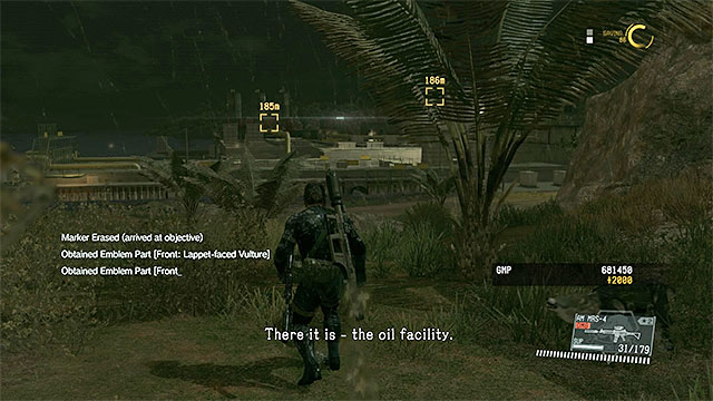 Your destination - Reaching the oilfield - Mission 13 - Pitch Dark - Metal Gear Solid V: The Phantom Pain - Game Guide and Walkthrough