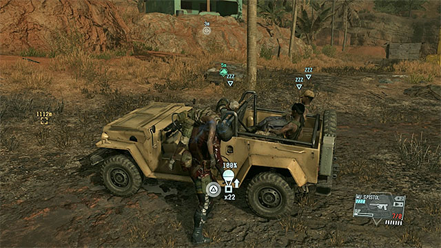 You can use the jeep in the village for extraction of the juvenile fighters - Remaining Pitch Dark secondary mission objectives - Mission 13 - Pitch Dark - Metal Gear Solid V: The Phantom Pain - Game Guide and Walkthrough