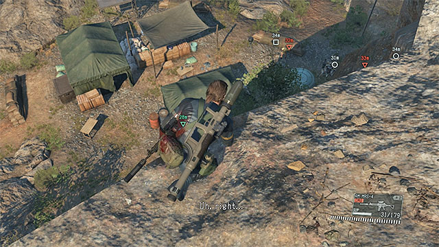 You can find (and destroy) the enemy Walkers after you reach the nearby viewpoint - Eliminating the enemy Walkers - Mission 15 - Footprints of Phantoms - Metal Gear Solid V: The Phantom Pain - Game Guide and Walkthrough