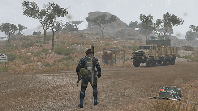 The trucks location - Remaining Footprints of Phantoms secondary mission objectives - Mission 15 - Footprints of Phantoms - Metal Gear Solid V: The Phantom Pain - Game Guide and Walkthrough